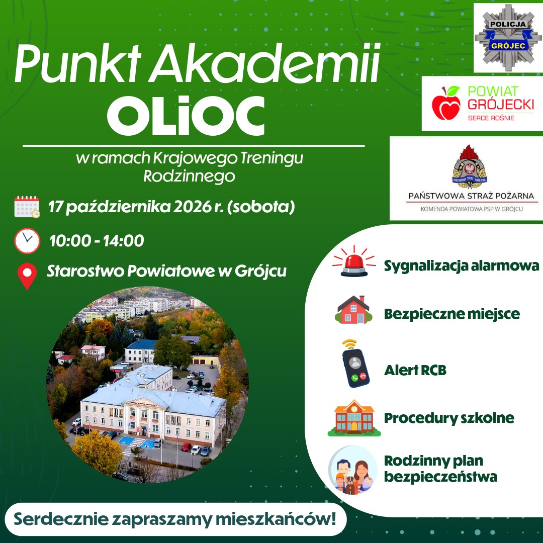 Ikona do artykułu: Zapraszamy wszystkich mieszkańców na punkt Akademii OLiOC